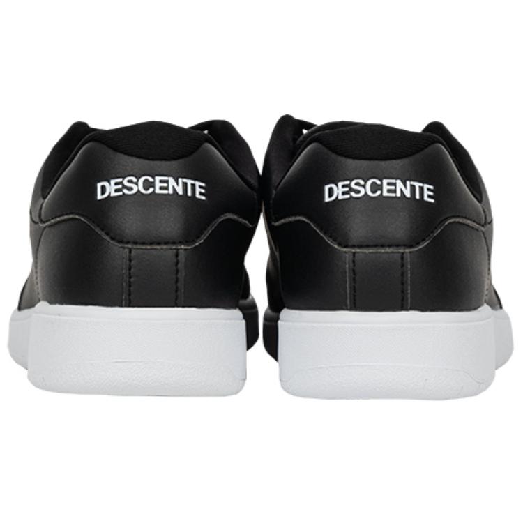 DESCENTE Slip Resistant Abrasion Resistant Low top Casual Running Shoes Unisex Black