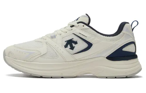 DESCENTE DUALIS Urban Commute Comfortable Low top Running Shoes Unisex White Blue