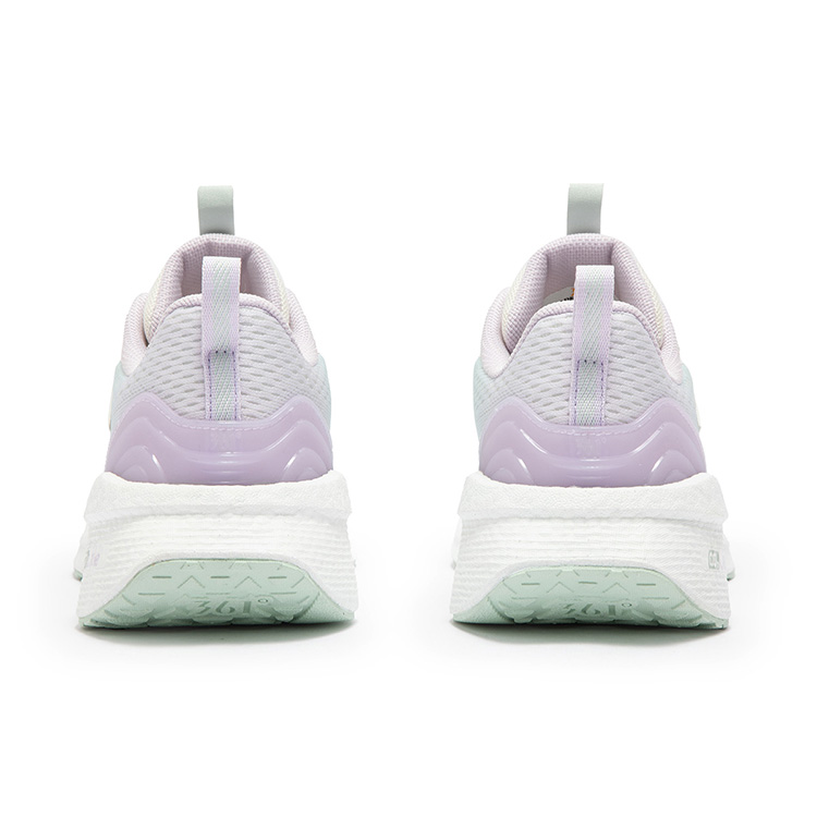 361° Popping Foam Slip Resistant Abrasion Resistant Low top Casual Running Shoes Women’s Micro Grape Purple