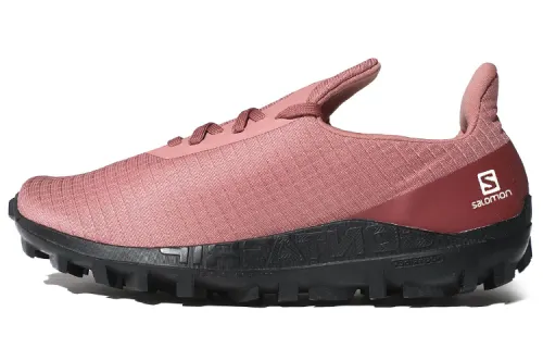 SALOMON Fashion Fabric Abrasion Resistant Low top Running Shoes Women's