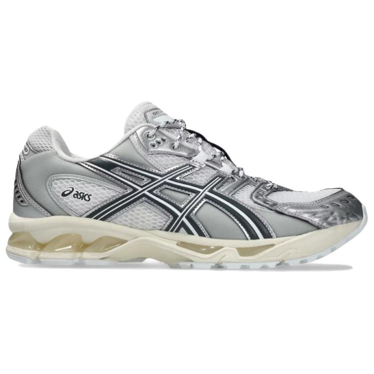 ASICS GEL Nimbus 10.1 Low top Casual Running Shoes Unisex White Silver