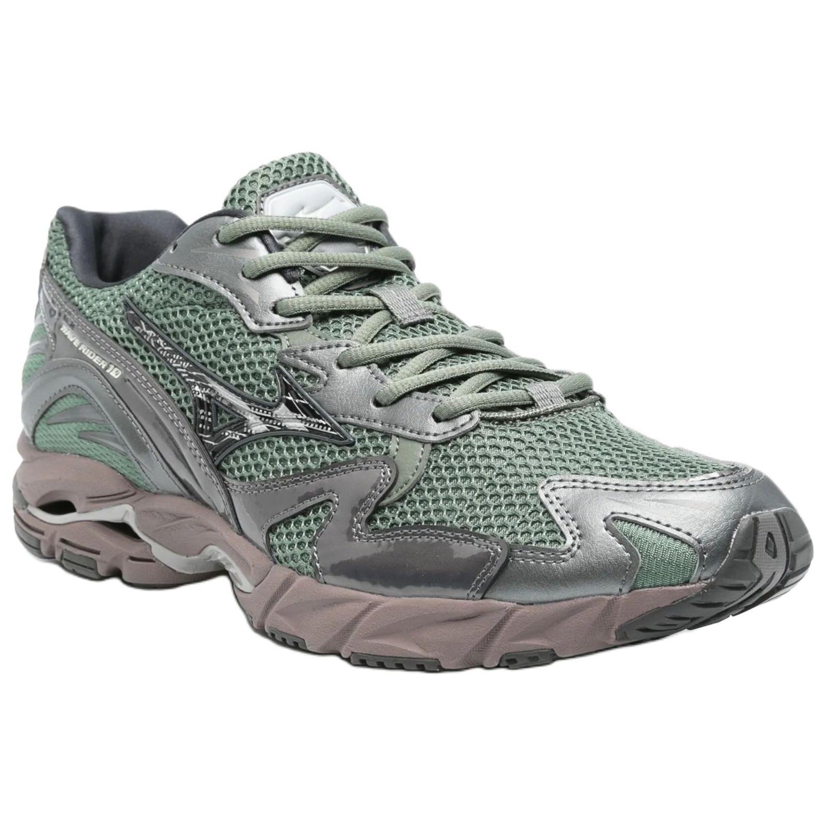 Wave Rider 10 Mizuno ‘Agave Green Metallic Grey’