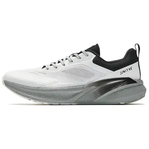 Anta Burning Exercise Lightweight Anti Slip Low top Casual Running Shoes Men's White Black