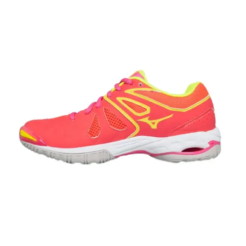 Mizuno Wave Phantom Netball 'Coral White Pink' Women's