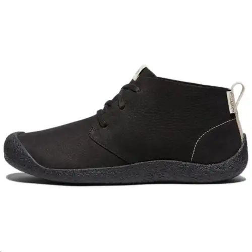 Keen Mosey Chukka Leather Slip Resistant Mid top Outdoor Shoes Men's Black