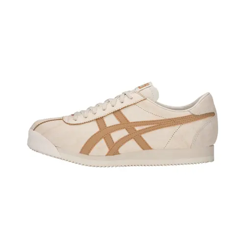 Onitsuka Tiger Onitsuka Tiger Corsair retro sports cowhide non-slip wear-resistant breathable balance lightweight low-top marathon running shoes men and women same style oatmeal color