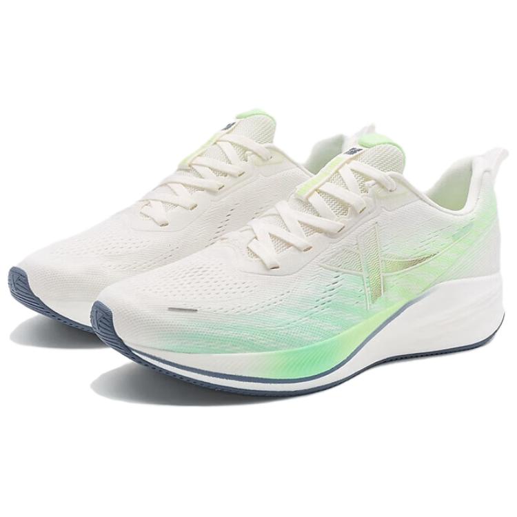 XTEP 5.0LITE Abrasion Resistant Rebound Low top Running Shoes Women’s White Green