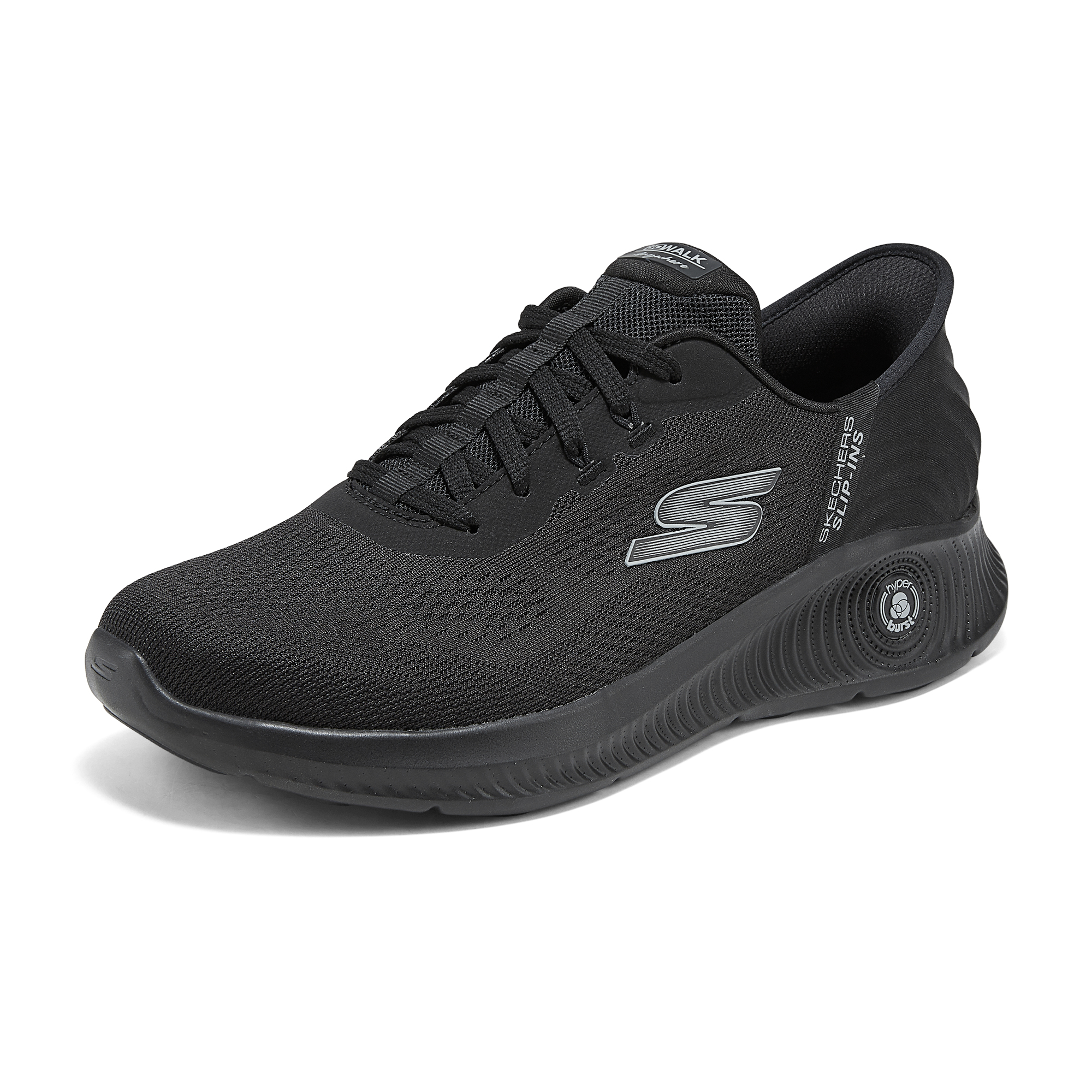 Skechers GO WALK ANYWHERE Mid top Running Shoes Men’s Black