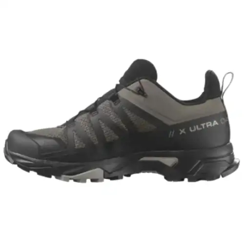 SALOMON X Ultra 4 Cushioning Slip Resistant Abrasion Resistant Waterproof Low top Outdoor Shoes Men's Black Umber