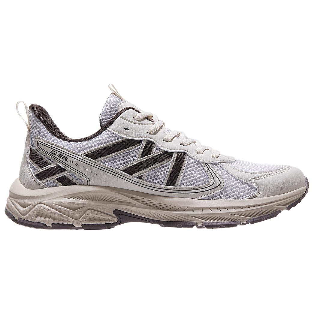 CAMEL Textile, Synthetic Leather Slip Resistant Abrasion Resistant Low top Running Shoes Men’s