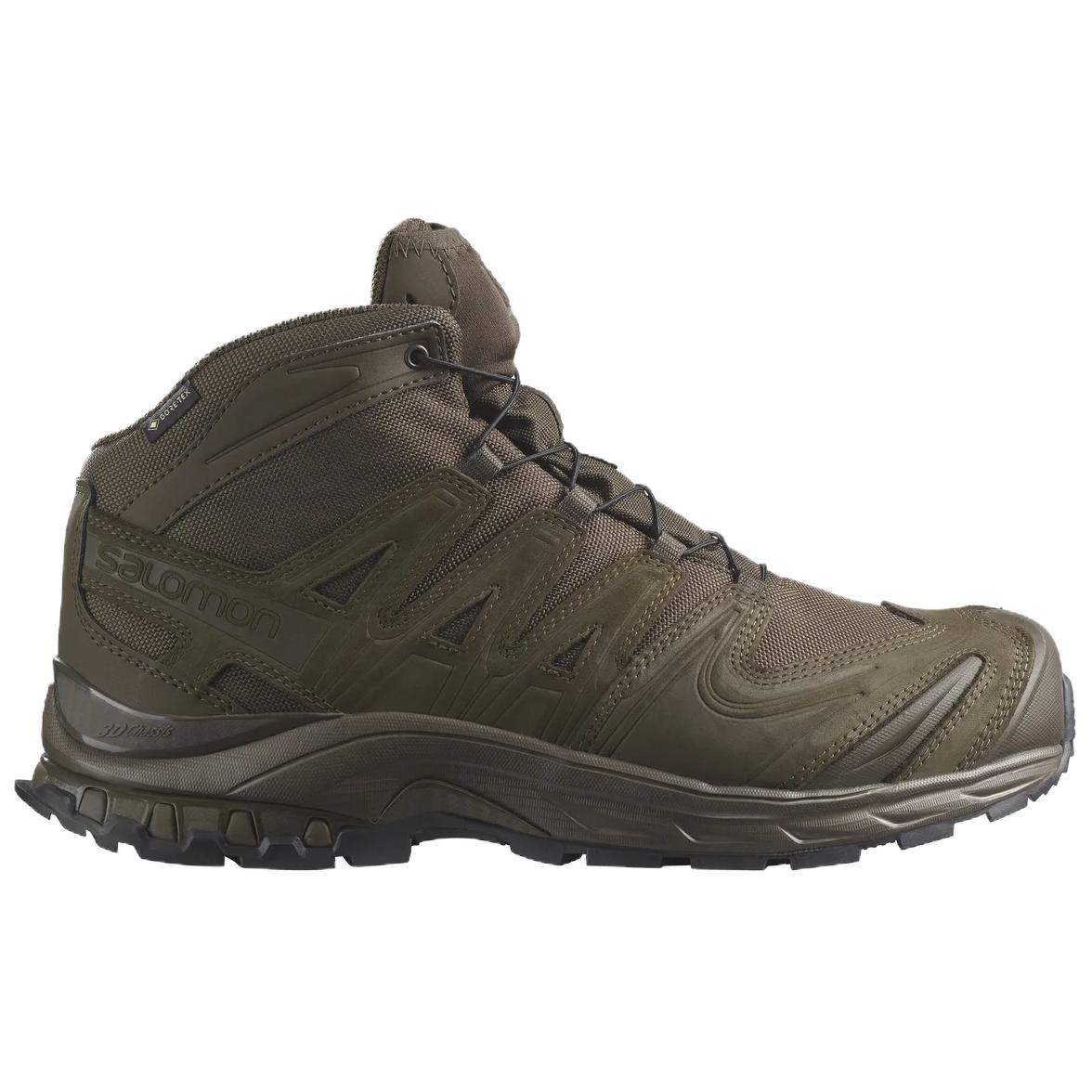 SALOMON XA FORCES Slip Resistant Abrasion Resistant Mid top Outdoor Shoes Unisex Brown
