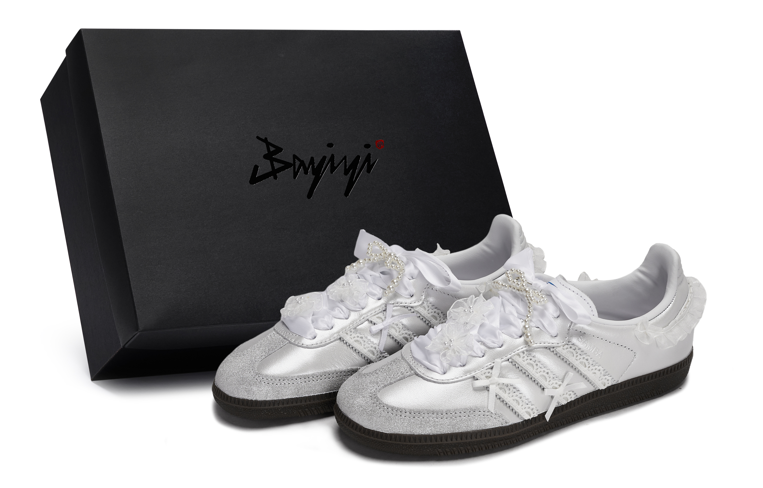 Adidas Originals SAMBA OG 811 Manufacturing, Moon Shadow Ballet, Special Shoe Box Low top Skateboard Shoes Unisex