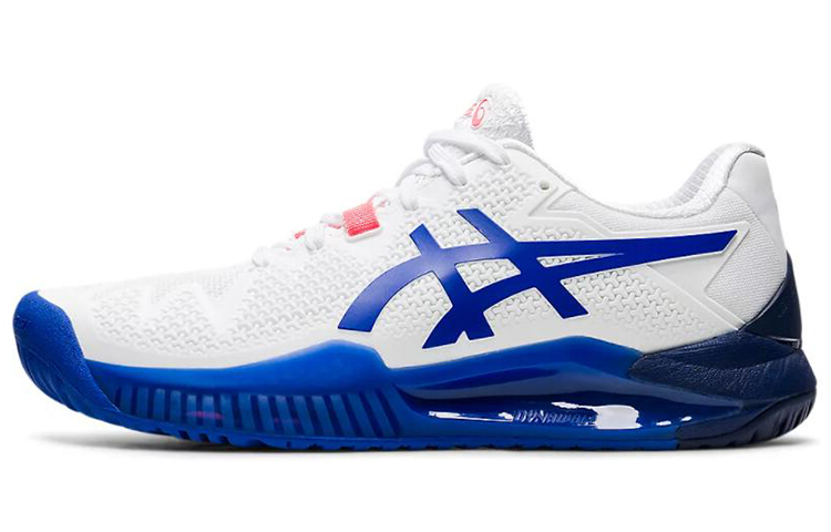 ASICS Gel Resolution 8 Wide ‘White Lapis Lazuli Blue’ Women’s