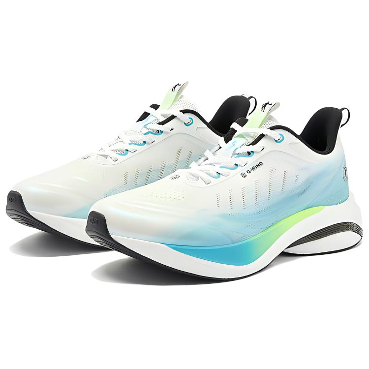 QIAODAN Infinity 6.0 Mesh Cushioning Abrasion Resistant Cushioning, Wear Resistant Low top Casual Running Shoes Men’s