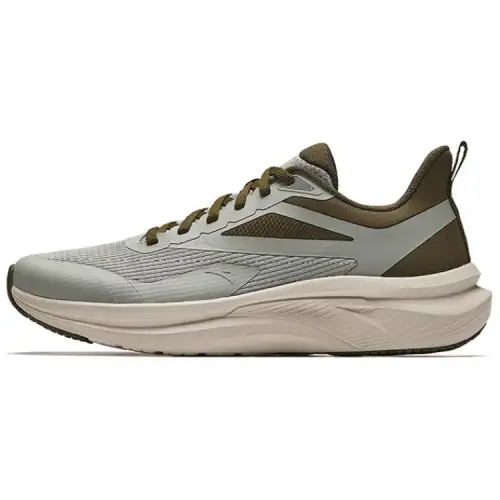 Anta Light Cloud Slip Resistant Abrasion Resistant Low top Running Shoes Men's Gray Green