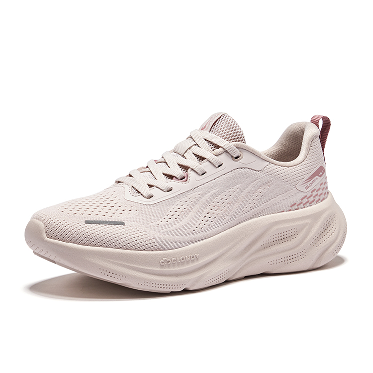Erke Low top Casual Running Shoes Women’s Beige Pink