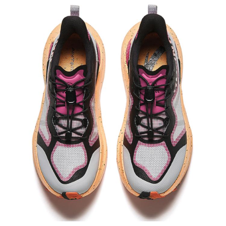Anta Slip Resistant Low top Running Shoes Women’s Gray Black Purple