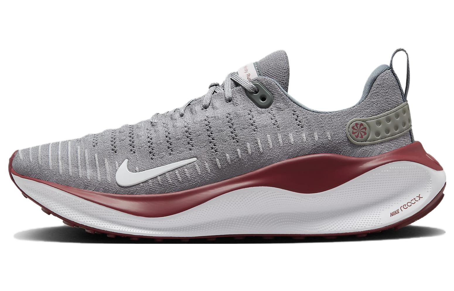 Nike ReactX Infinity Run 4 'Cool Grey Team Maroon'