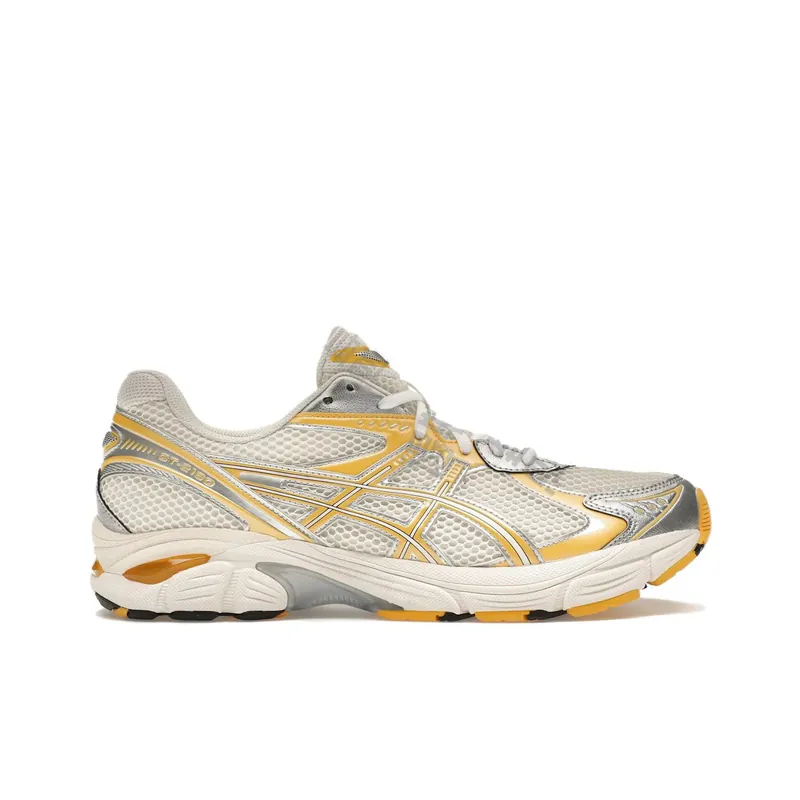 KITH x ASICS GT 2160 Abrasion Resistant Low top Running Shoes Unisex White Yellow