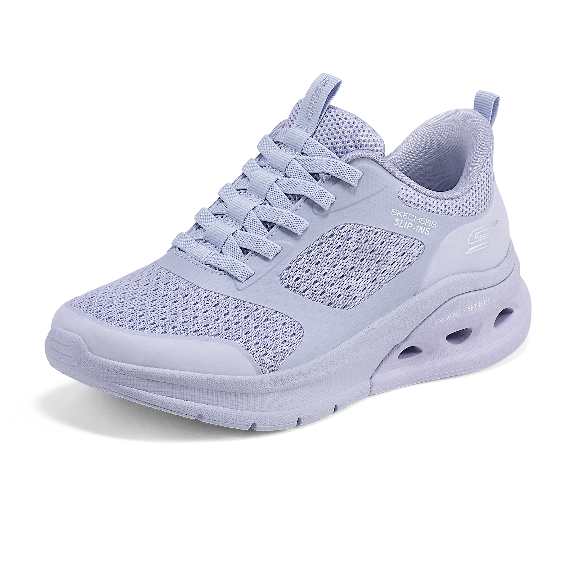 Skechers Textile, Synthetic Leather Breathable Low top Running Shoes Women’s Lilac