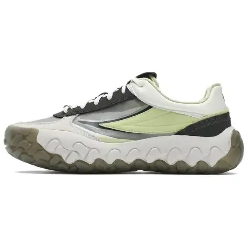 FILA Gara Low top Casual City Commuting Running Shoes Men's Green Gray