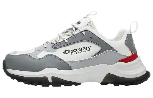 Discovery Expedition Textile, Synthetic Leather Trendy Abrasion Resistant Breathable Cushioning Low top Chunky Sneakers