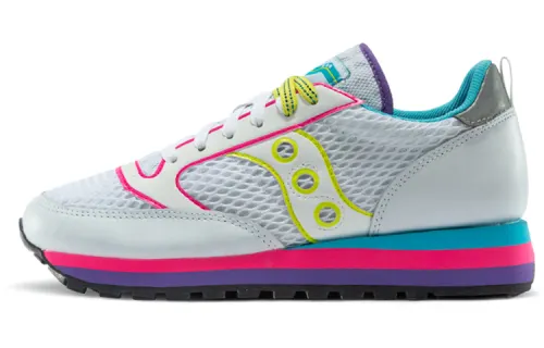 Saucony Jazz Triple Textile, Synthetic Leather Cushioning Slip Resistant Abrasion Resistant Breathable Low top Casual