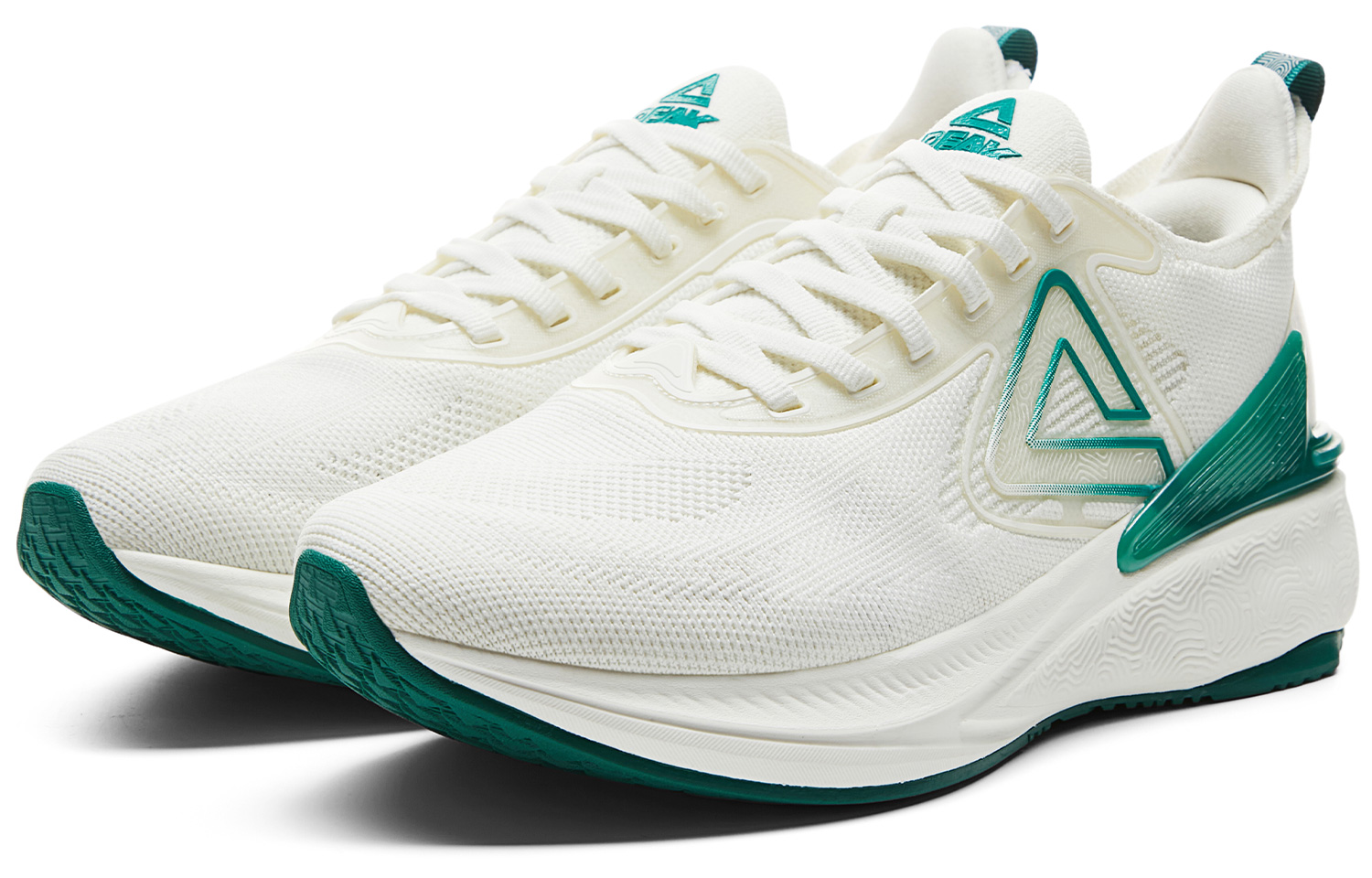 PEAK Taichi 6.0 Casual Breathable Low top Running Shoes Women’s Beige White Green