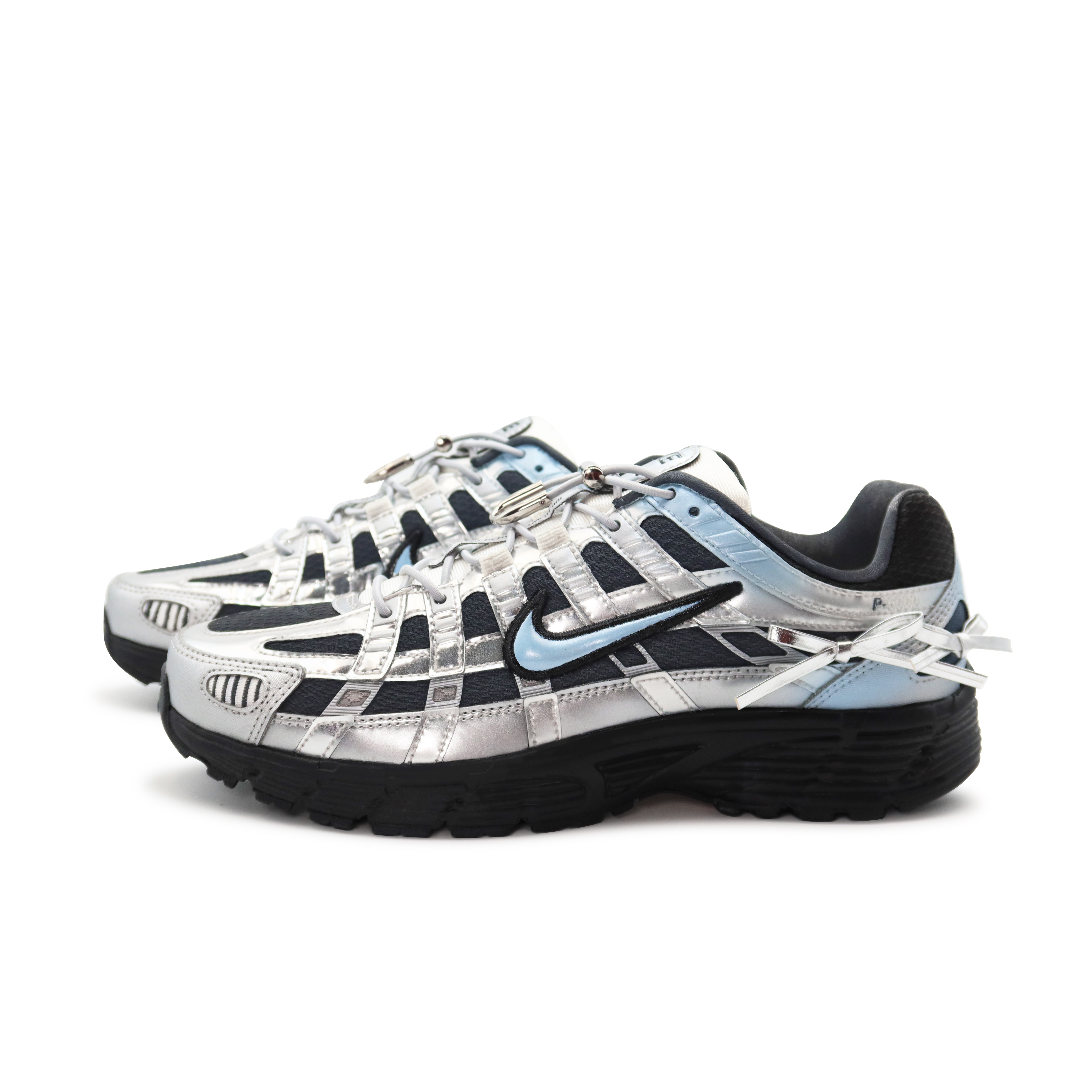 Nike P 6000 Low top Running Shoes Unisex Silver Gray Blue