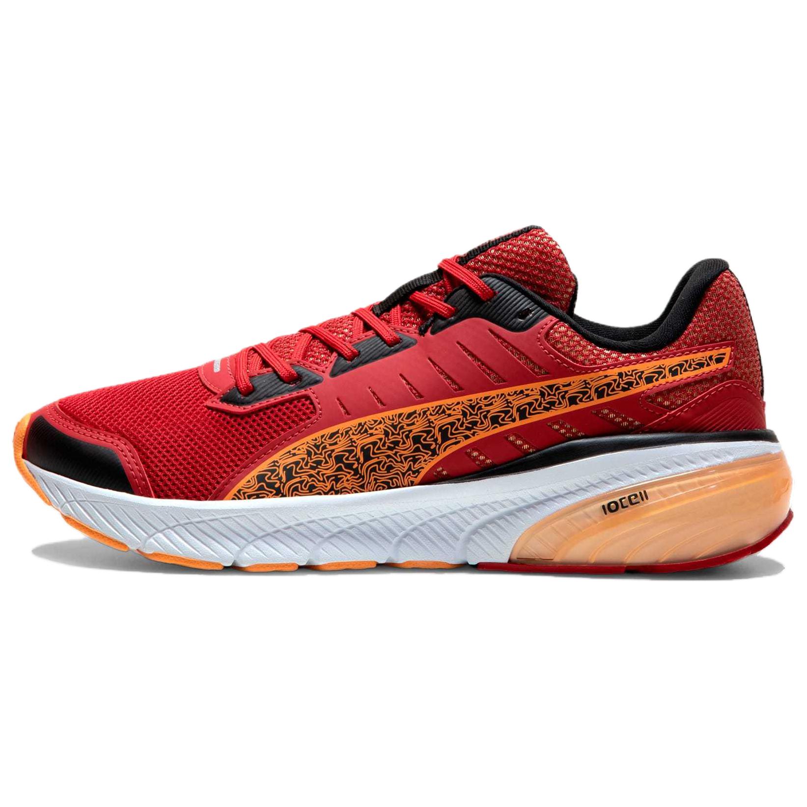 PUMA Cell Glare Slip Resistant Abrasion Resistant Low top Casual Running Shoes Unisex Red Orange Black