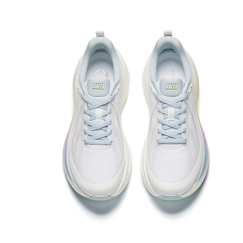 Anta Leaf 1.0 Slip Resistant Abrasion Resistant Low top EVA Midsole Casual Running Shoes Women’s Papyrus White