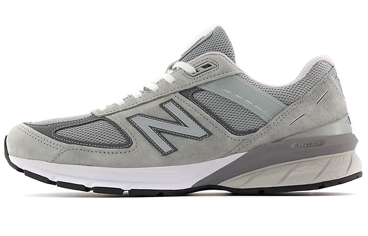 New Balance NB 990 V5 Retro Comfort Mesh Fabric Synthetic Leather Breathable Low-top Casual Urban Commuting Running Shoes Same Style for Men and Women Yuanzu Gray American Made