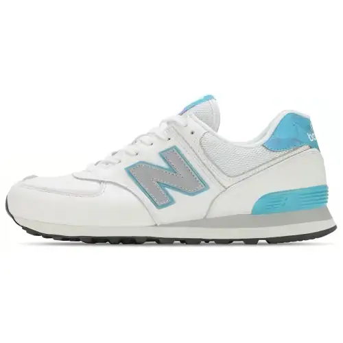 Sagan Tosu x New Balance NB 574 Cushioning, Wear Resistant Low top Running Shoes Men's White Blue