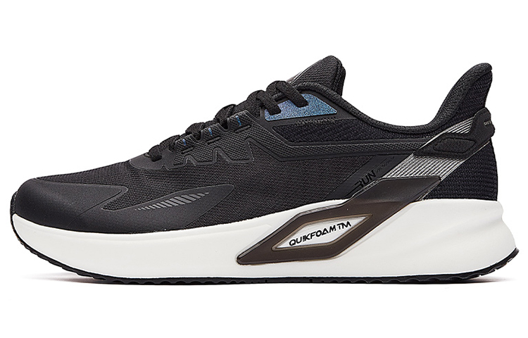 361° Cushioning Breathable, Lightweight, Slip Resistant Low top Running Shoes Men’s Carbon Black