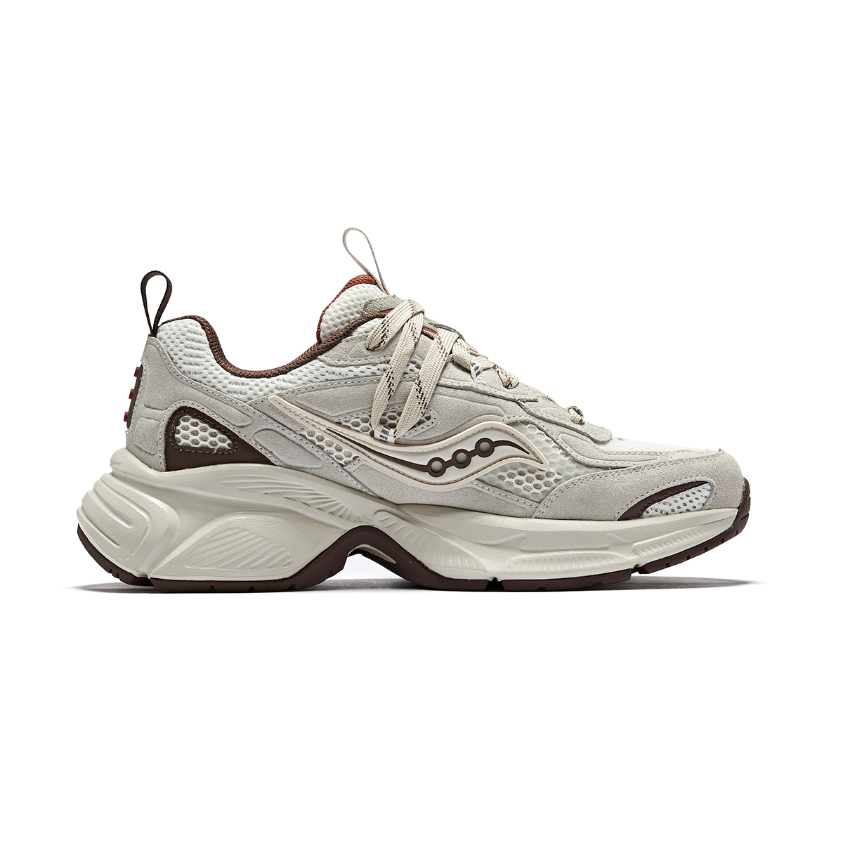 Saucony 2K CAVALRY Low top Running Shoes Unisex Beige Brown
