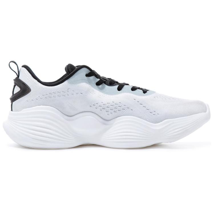 Erke Slip Resistant, Abrasion Resistant, Breathable Low top Running Shoes Men’s White Black