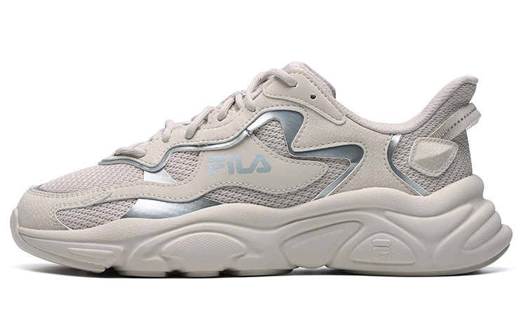 Женские кроссовки Fila FUSION Mars 1 TPU (коричнево-серебристые)