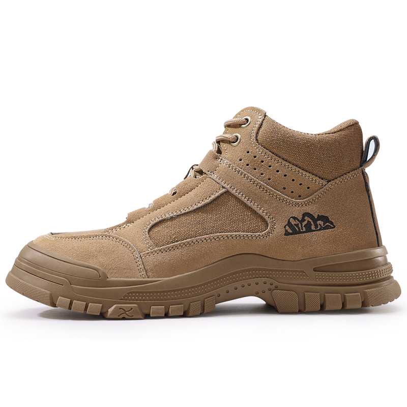 GUYISA Safety Shoes Unisex Brown