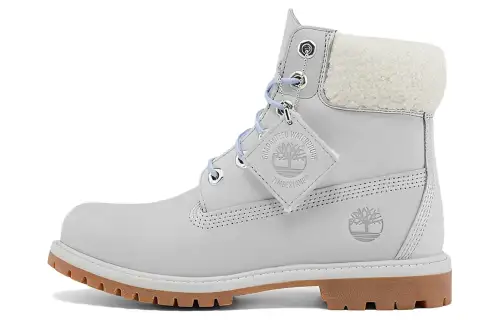 Timberland Premium 6 Inch Waterproof Boot 'Light Grey Nubuck' Women's