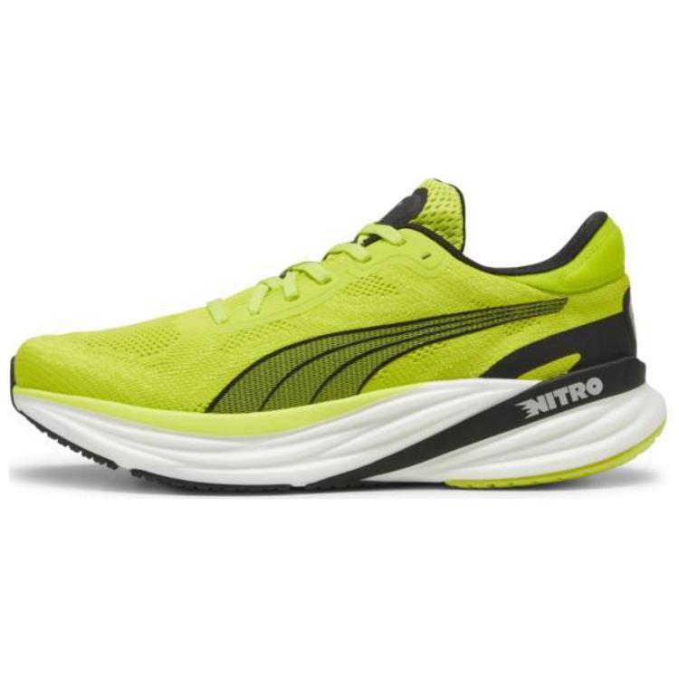 PUMA Magnify Nitro 2 Slip Resistant Abrasion Resistant Low top Running Shoes Men's Green