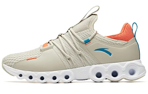 Anta Energy Ring Casual Low top Running Shoes Men's Gray Orange White