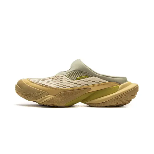 Li Ning Outdoor CF Tracing Slip Resistant, Abrasion Resistant, Rebound Low top Outdoor Shoes Unisex Yellow Green