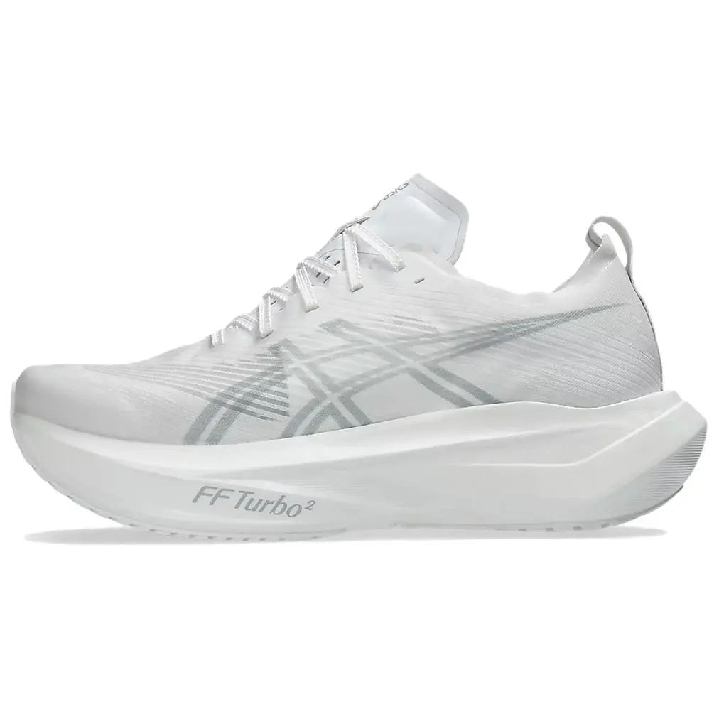 ASICS MEGABLAST Classic And Versatile Breathable Low top Long Distance Running Sprint Running Shoes Unisex White
