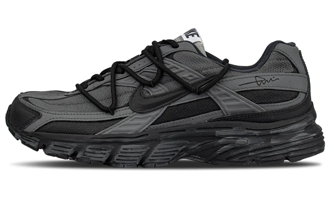 Nike Initiator Cushioning Low top Casual Training City Commuting Running Shoes Unisex Black Gray