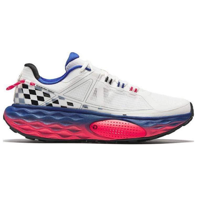 Anta Cushioning, Wear Resistant Low top Running Shoes Men’s White Blue