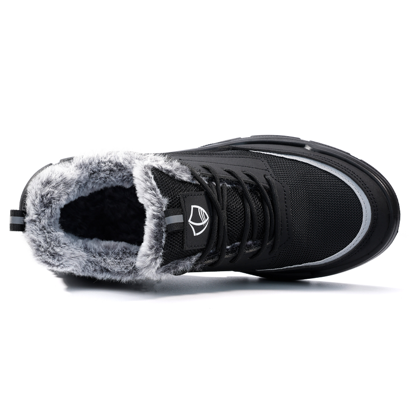 LANOUDUN Impact Resistant Thermal Low top Outdoor Shoes Men’s Black