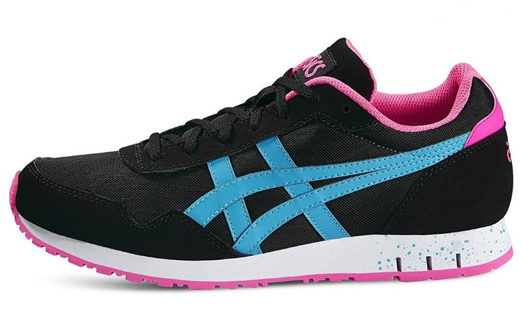 Asics Curreo 1 Low top Running Shoes Men's Black Blue