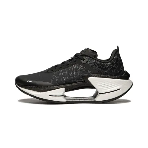 Li Ning Shadow 3 Essential Cushioning Support Rebound Low top Running Shoes Men's Black
