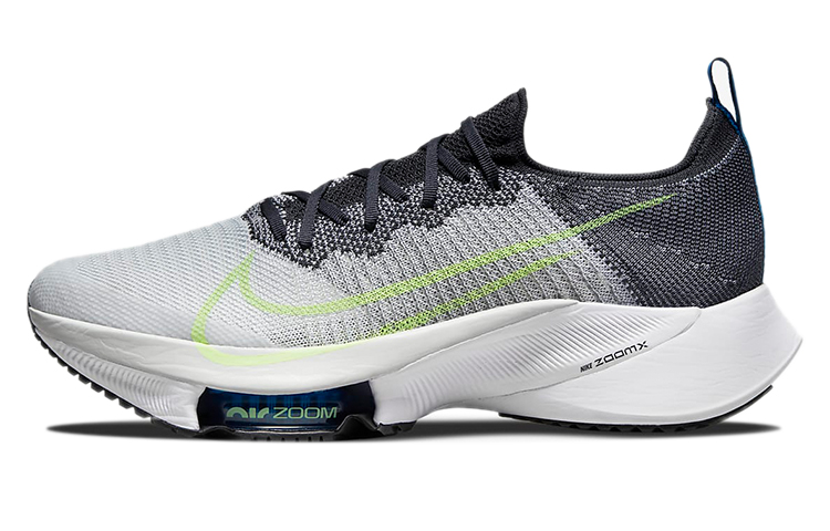 Nike Air Zoom Tempo Next% Soft cushioning system shock-absorbing, anti-slip, wear-resistant, breathable, wrapping, light rebound Low top Zoom running shoes Men's gray black