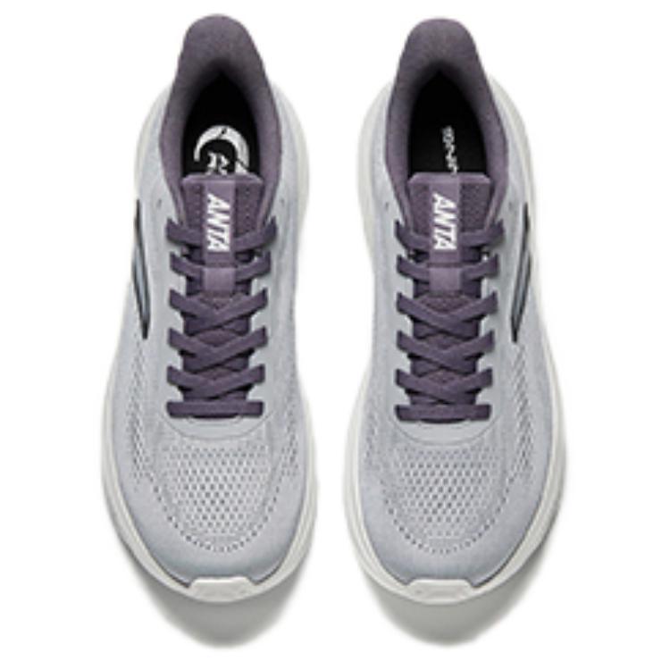 Anta Abrasion Resistant Breathable Low top Casual Running Shoes Men’s Gray
